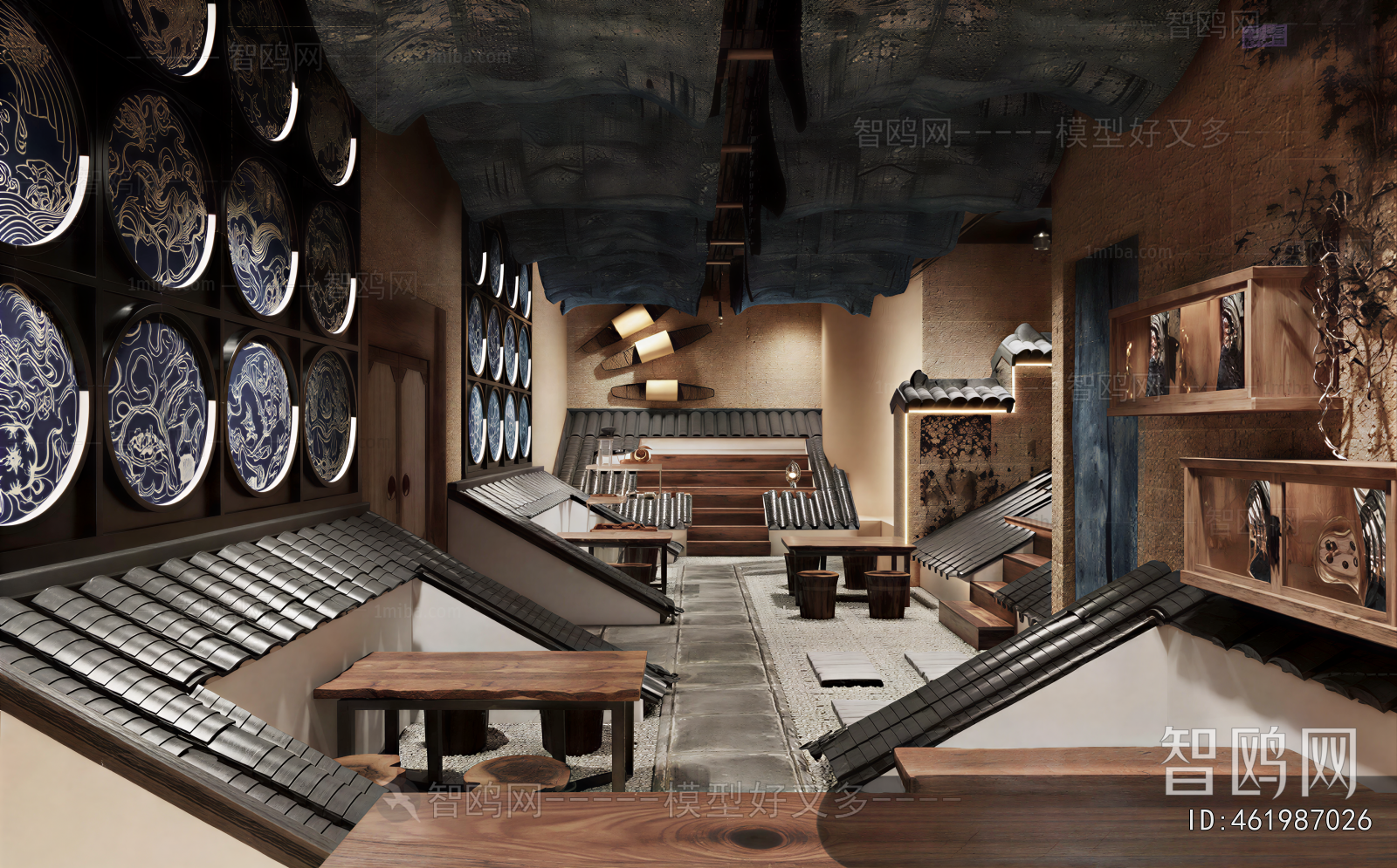 New Chinese Style Exhibition Hall