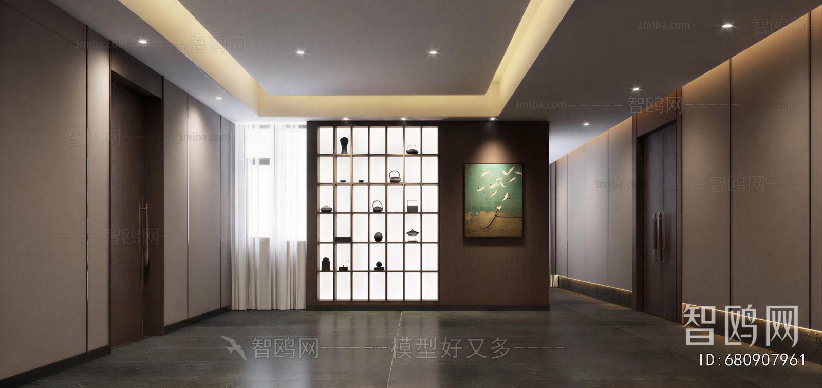 New Chinese Style Hallway