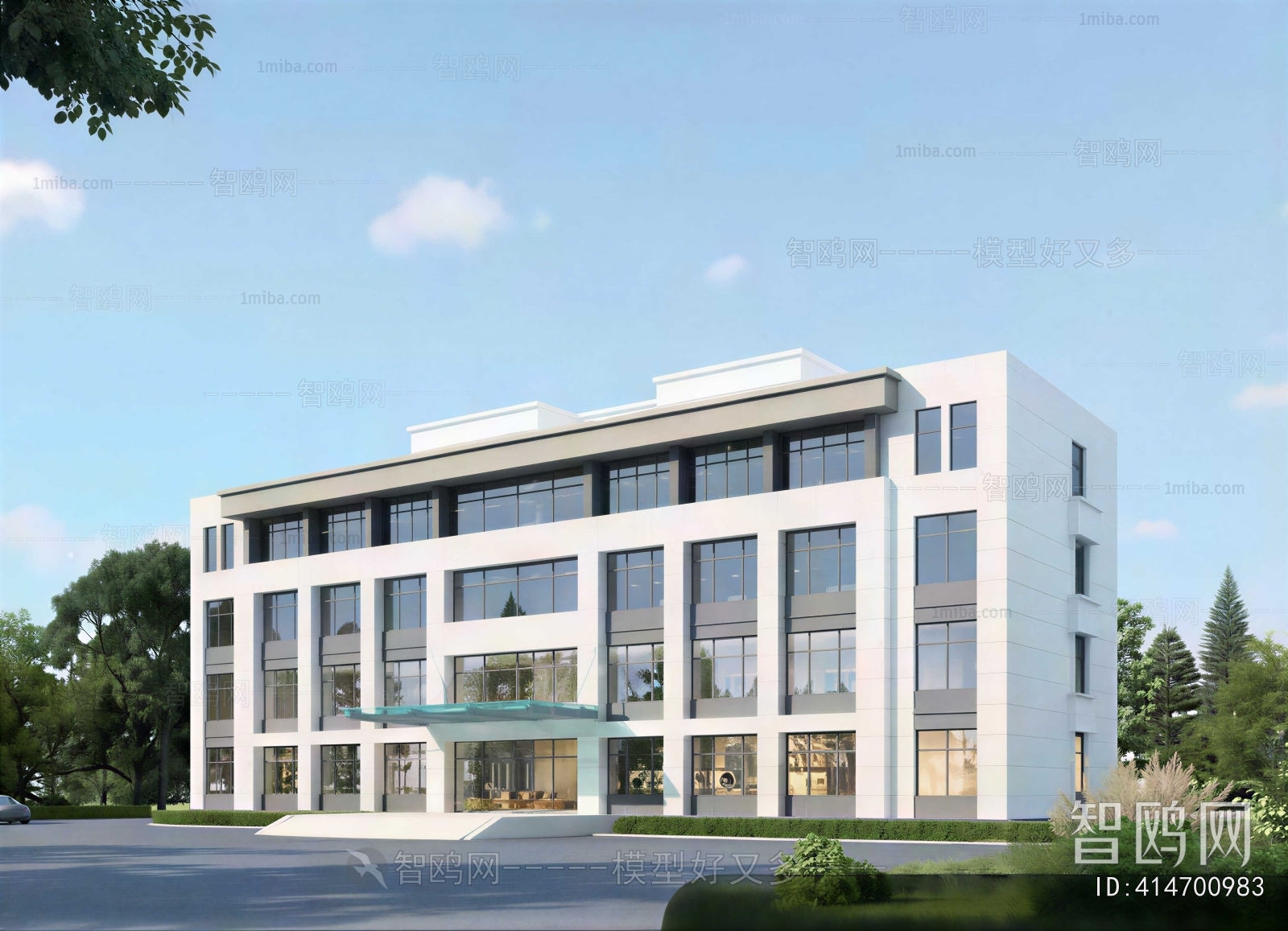 Modern Appearance Of Commercial Building