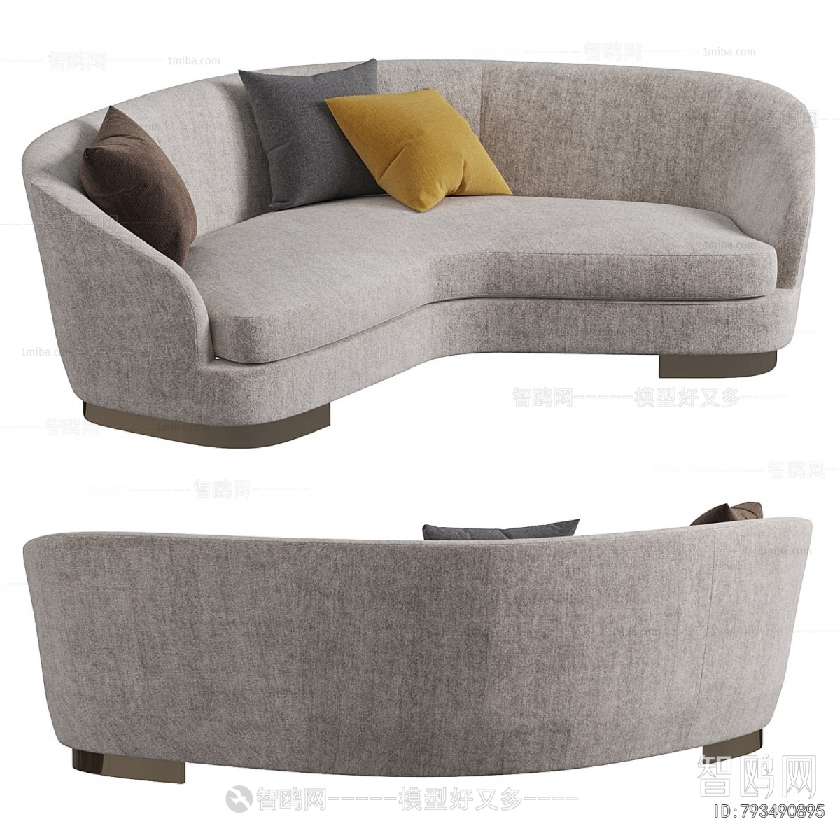 Modern Curved Sofa