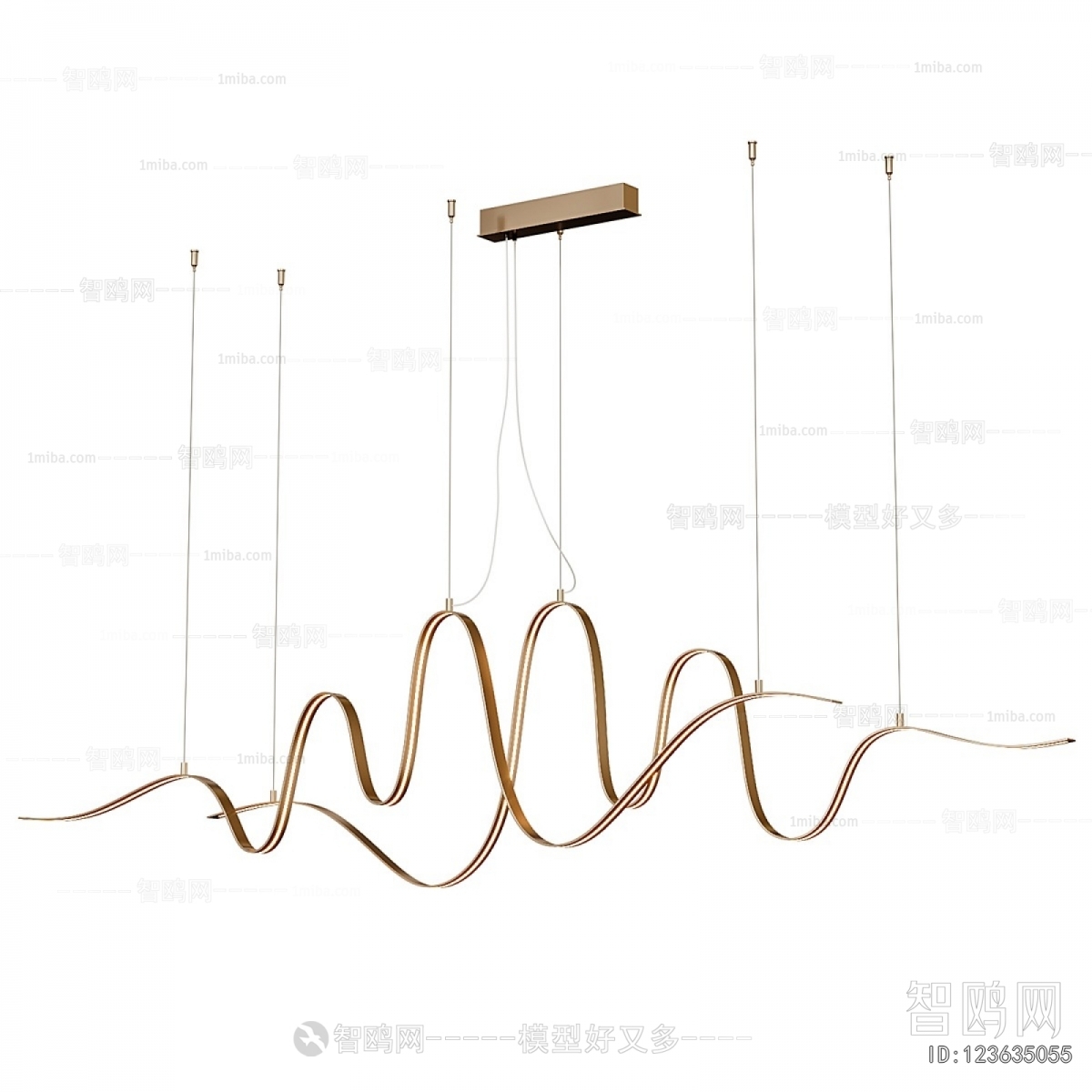 Modern Long Chandelier