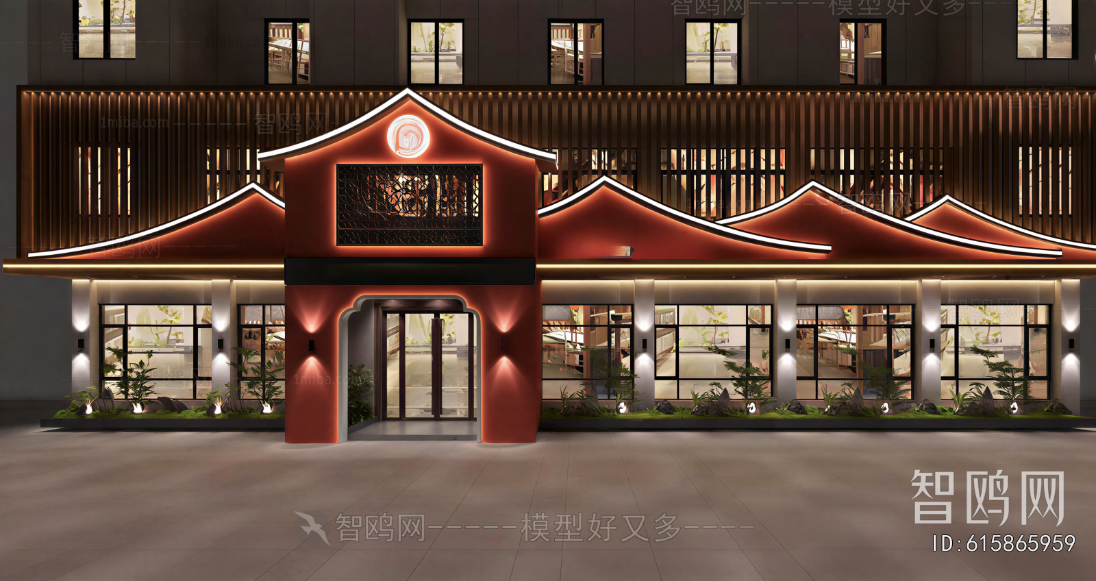 New Chinese Style Facade Element