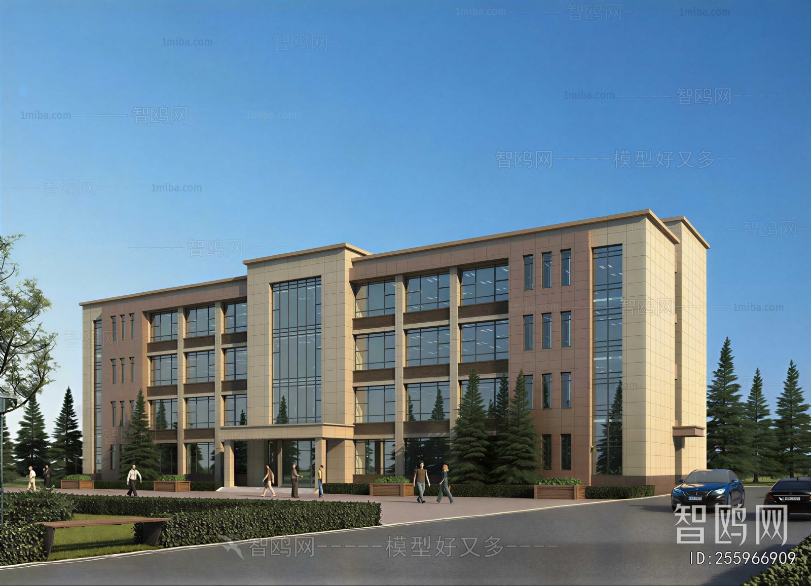 Modern Appearance Of Commercial Building