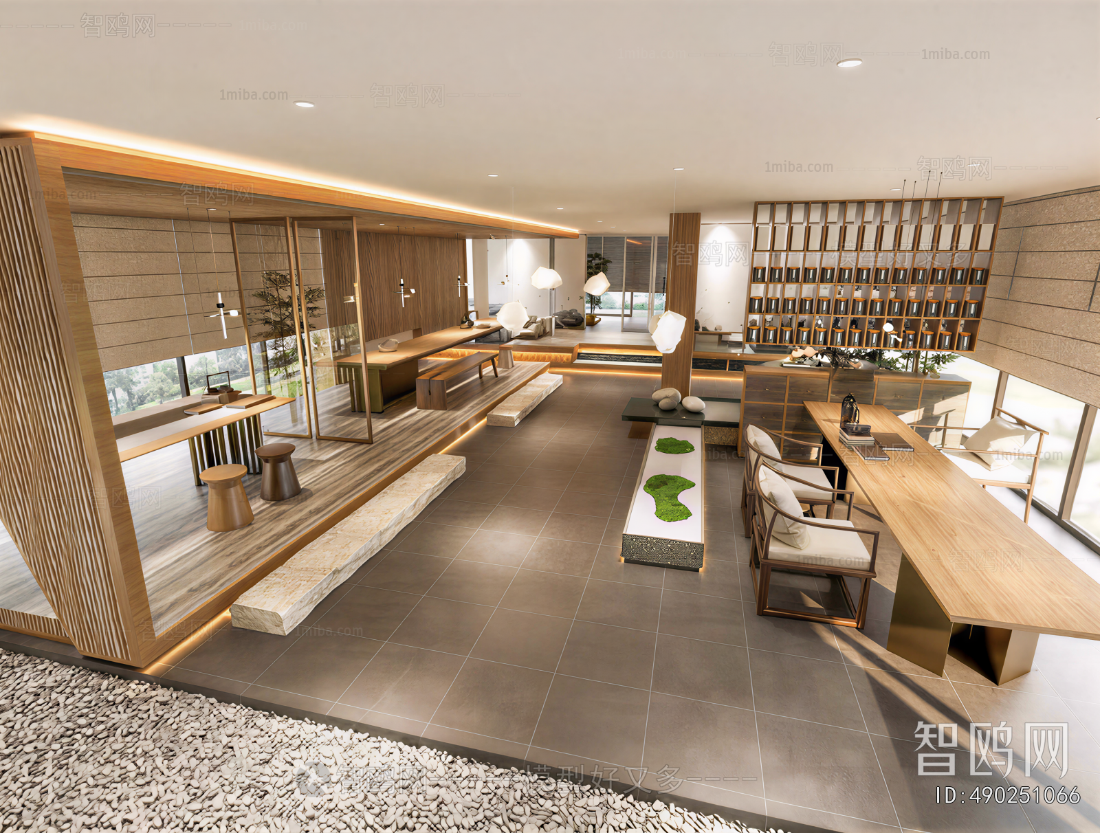 New Chinese Style Teahouse Tea House