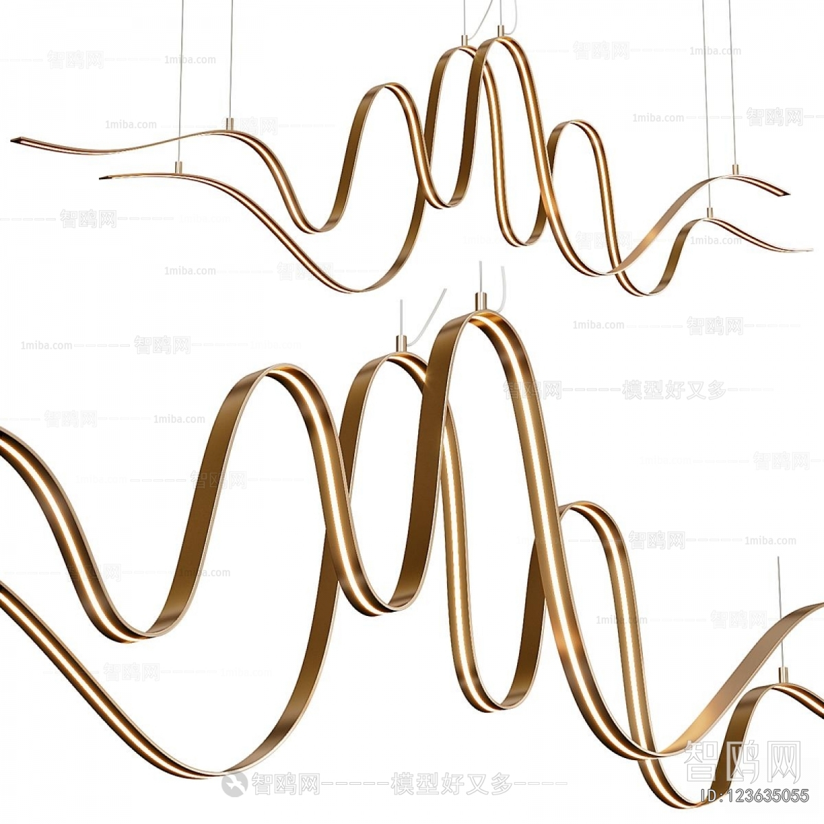 Modern Long Chandelier