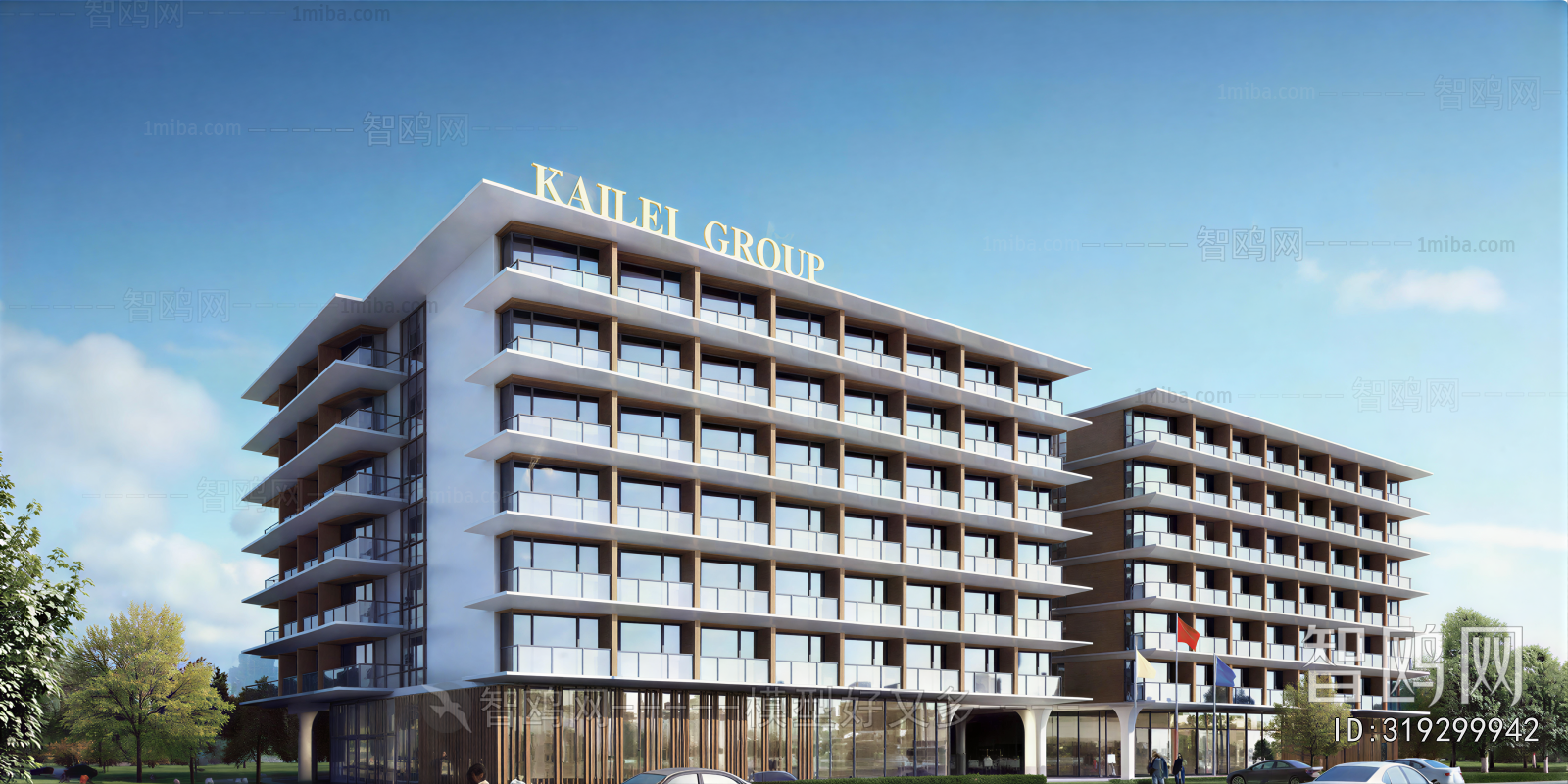 Modern Appearance Of Commercial Building