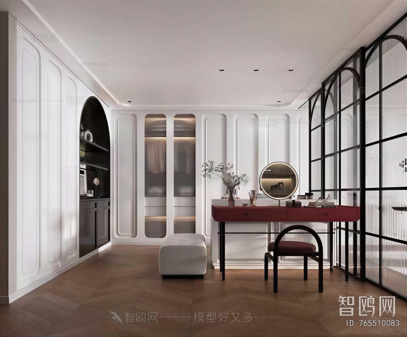 Modern Clothes Storage Area