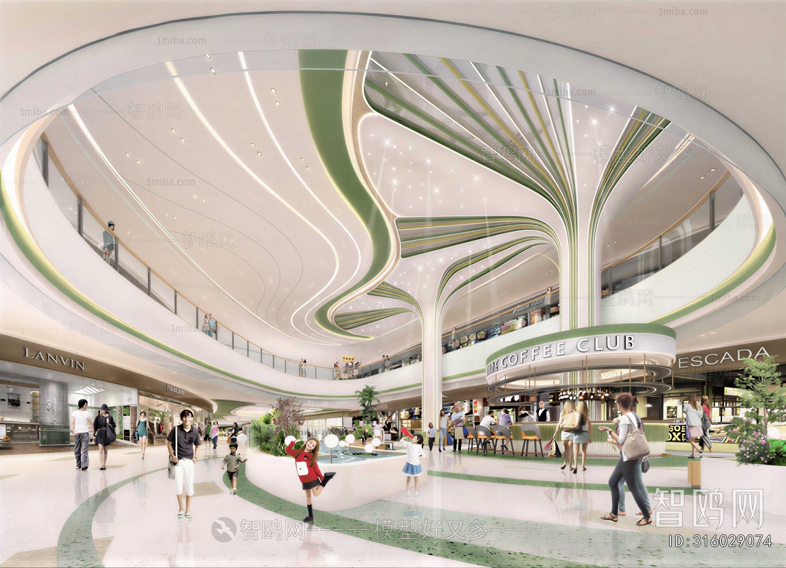 Modern Shopping Mall