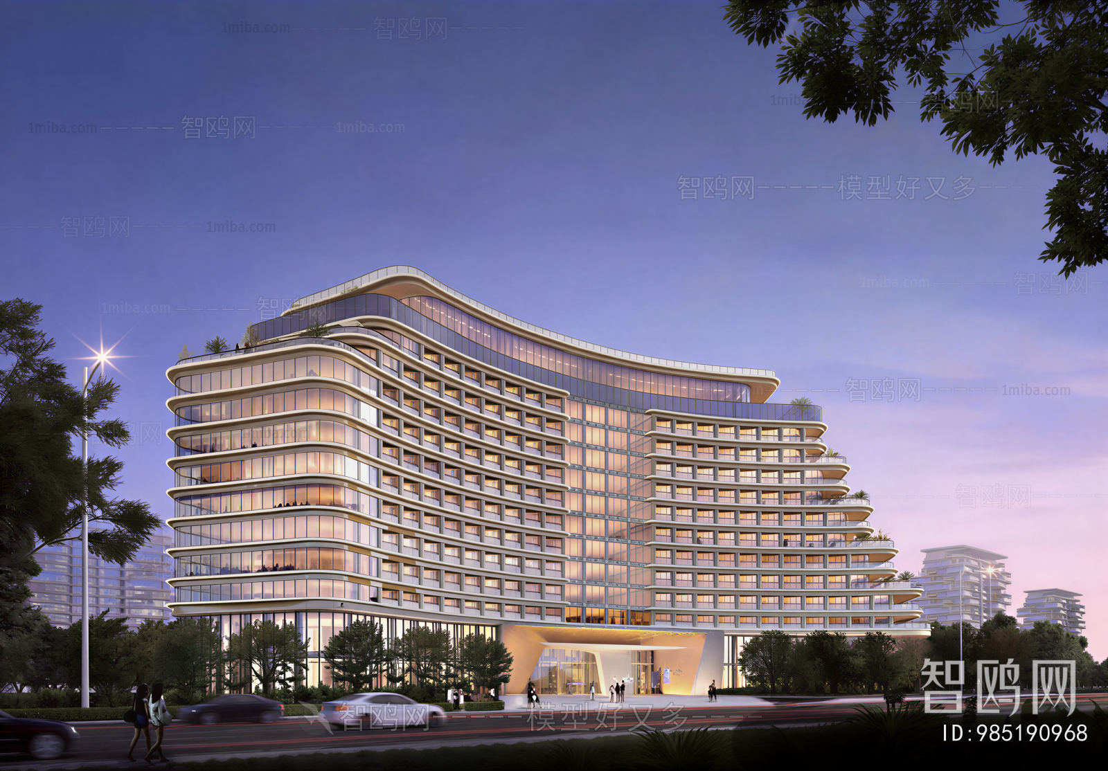 Modern Appearance Of Commercial Building