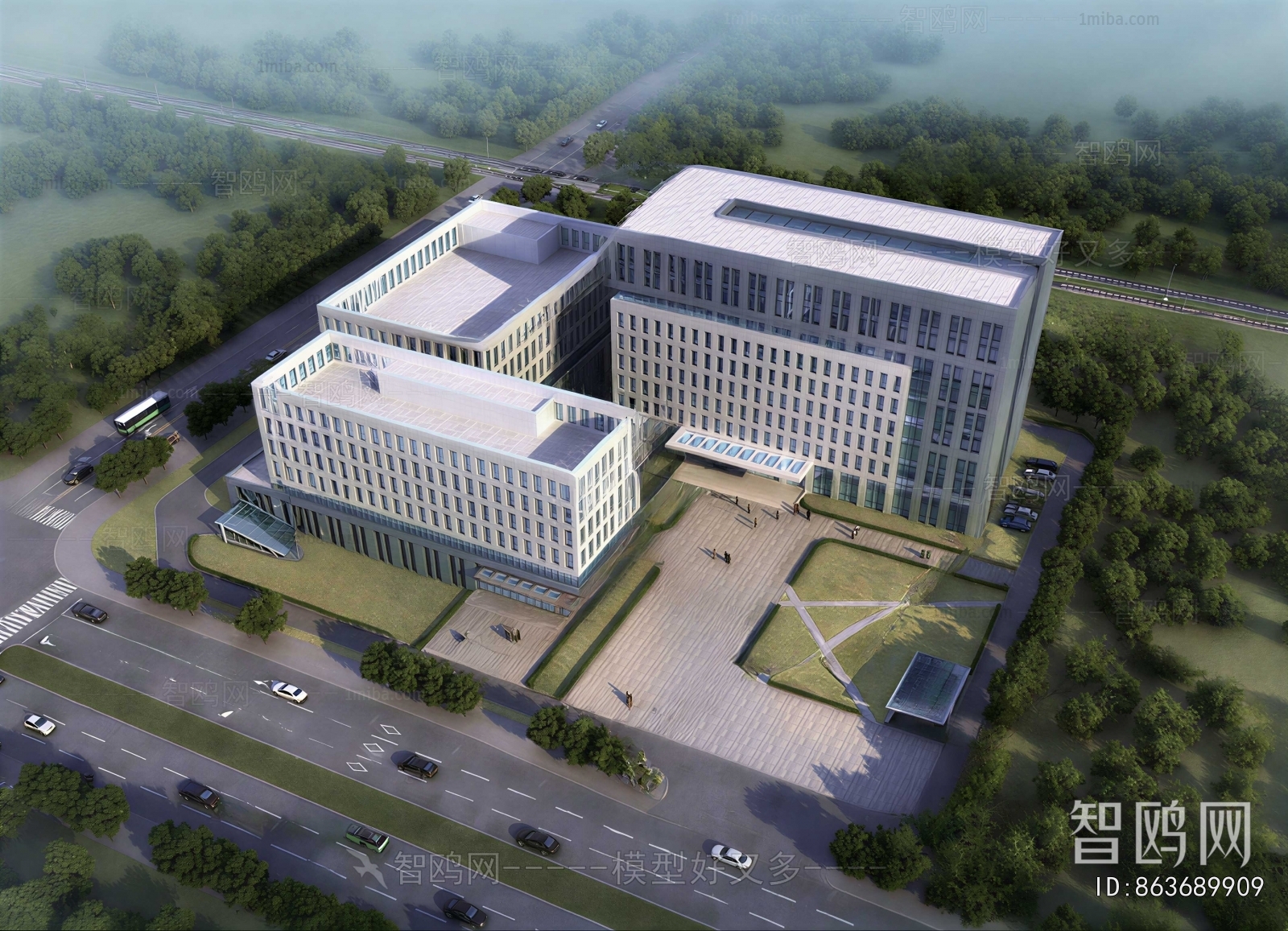 Modern Appearance Of Commercial Building