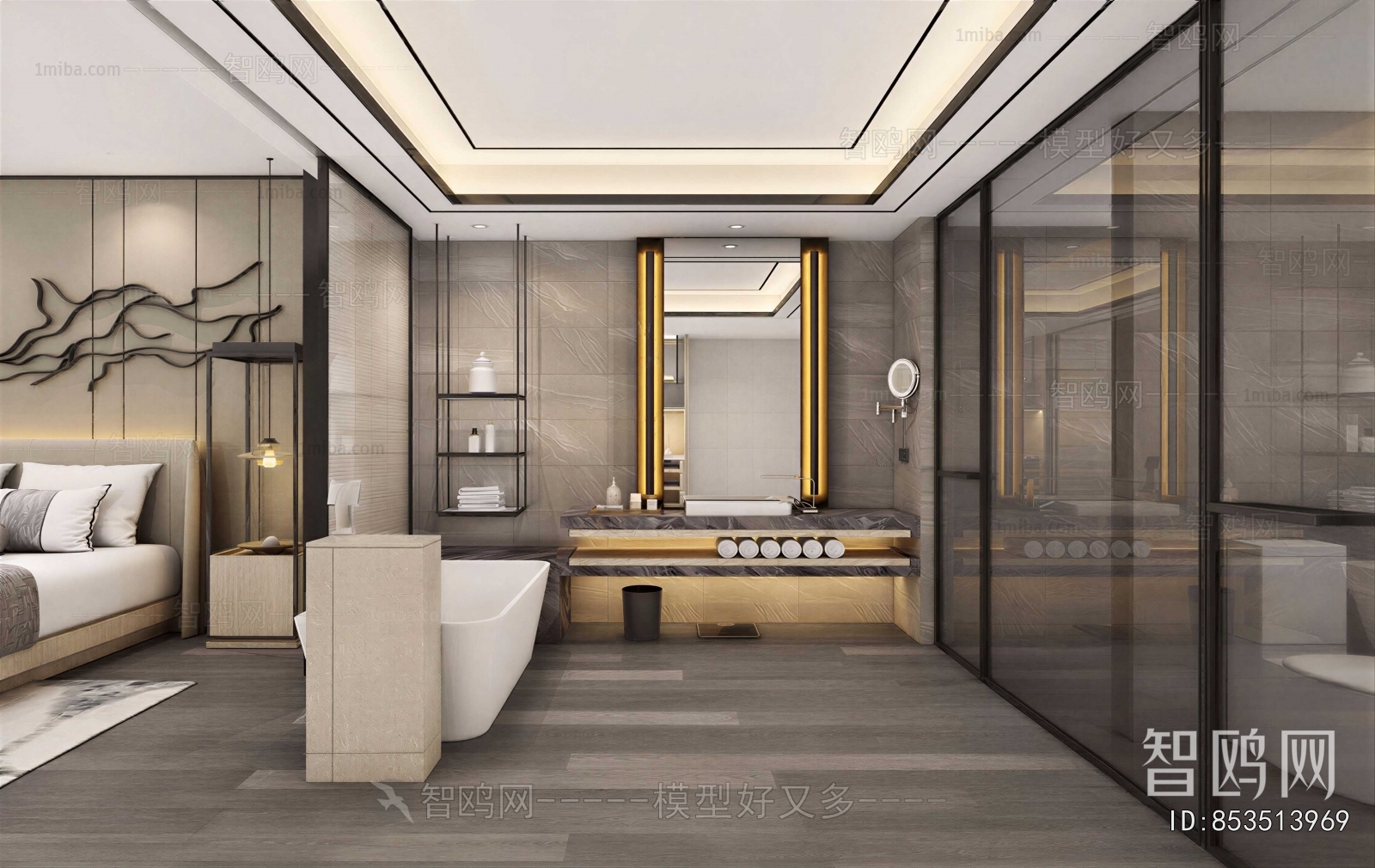 New Chinese Style Guest Room