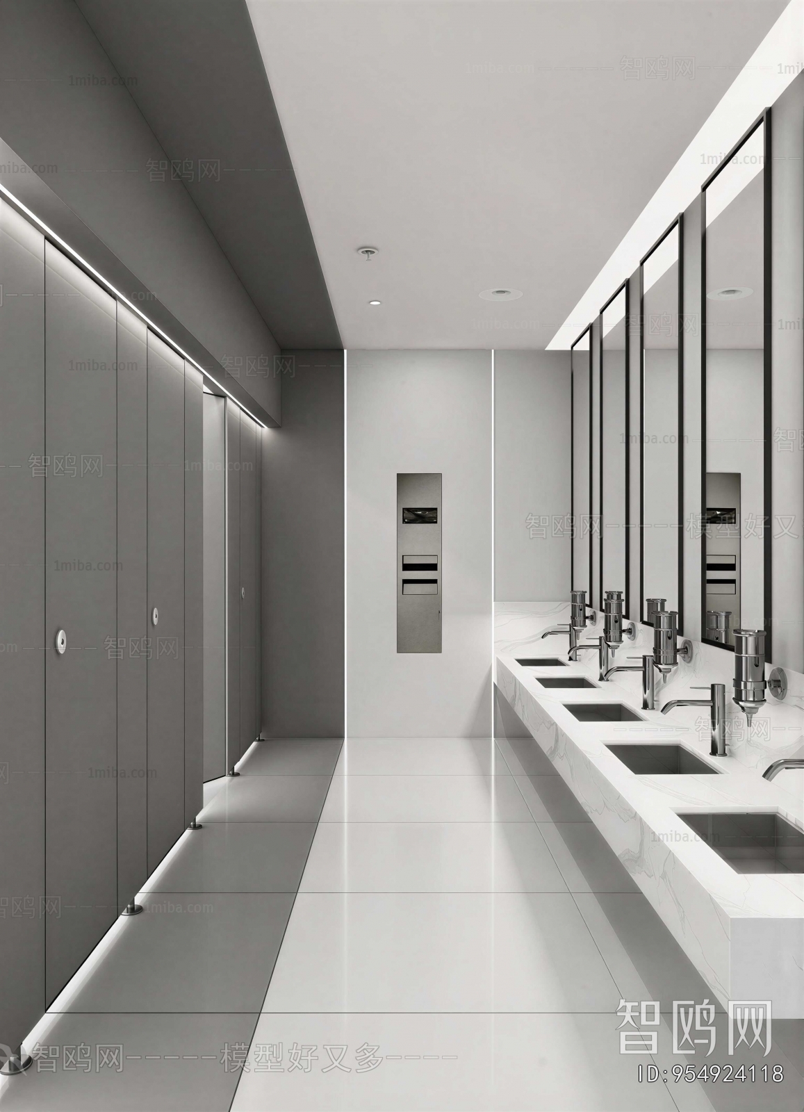 Modern Public Toilet