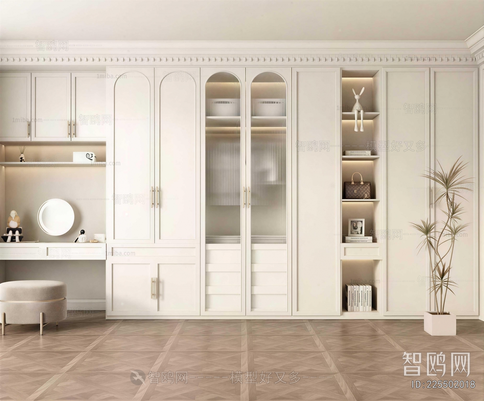 Modern Clothes Storage Area