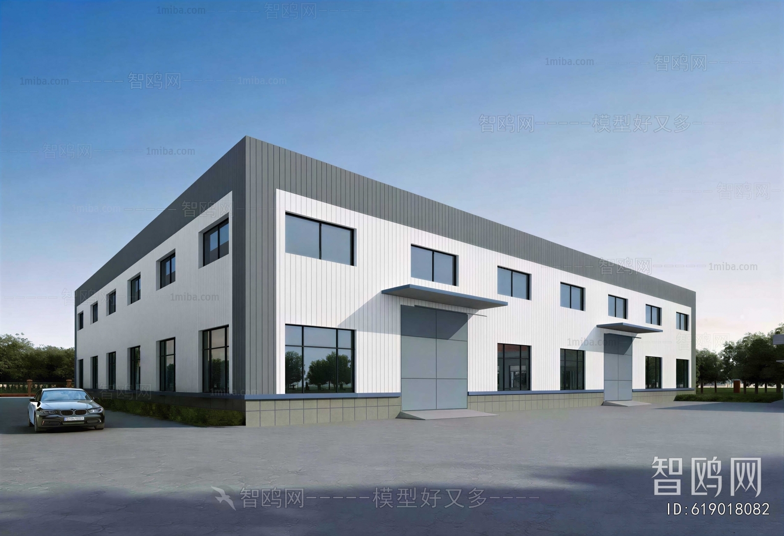 Industrial Style Industrial Building