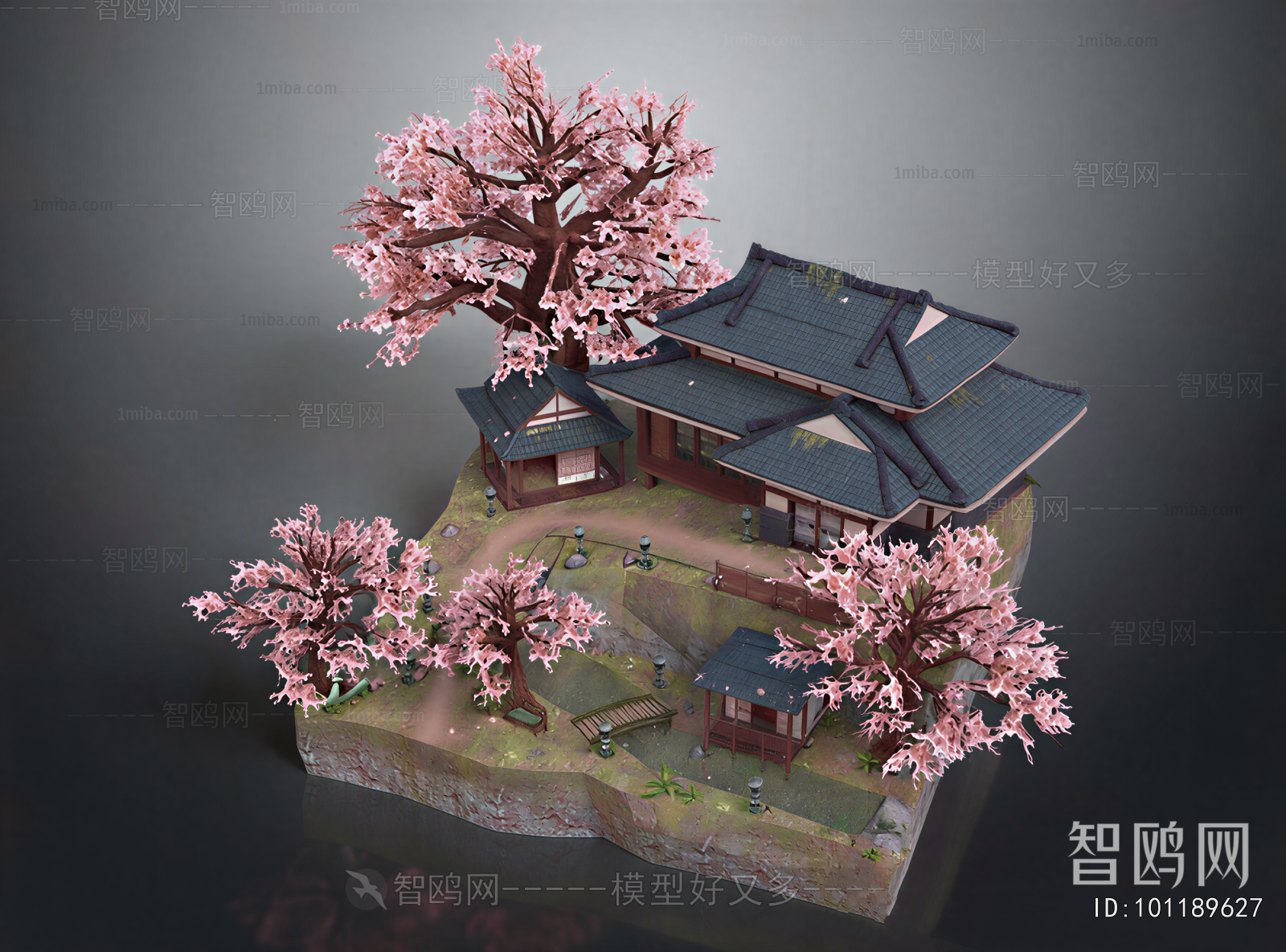 Chinese Style Ancient Architectural Buildings