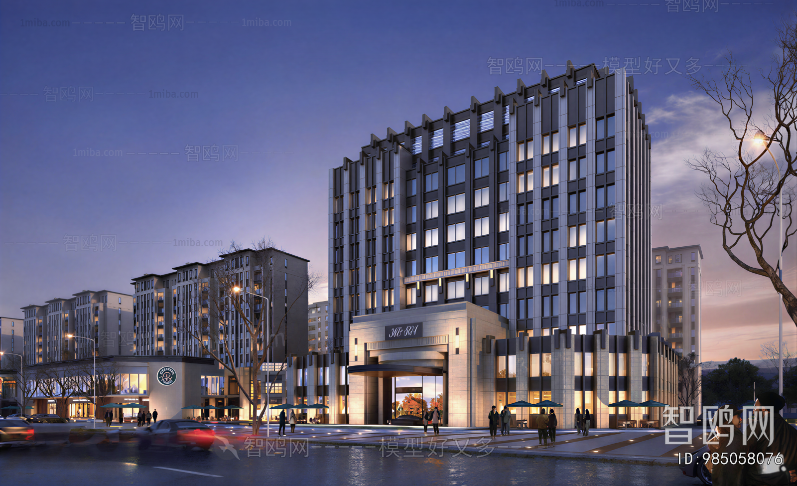 Modern Appearance Of Commercial Building