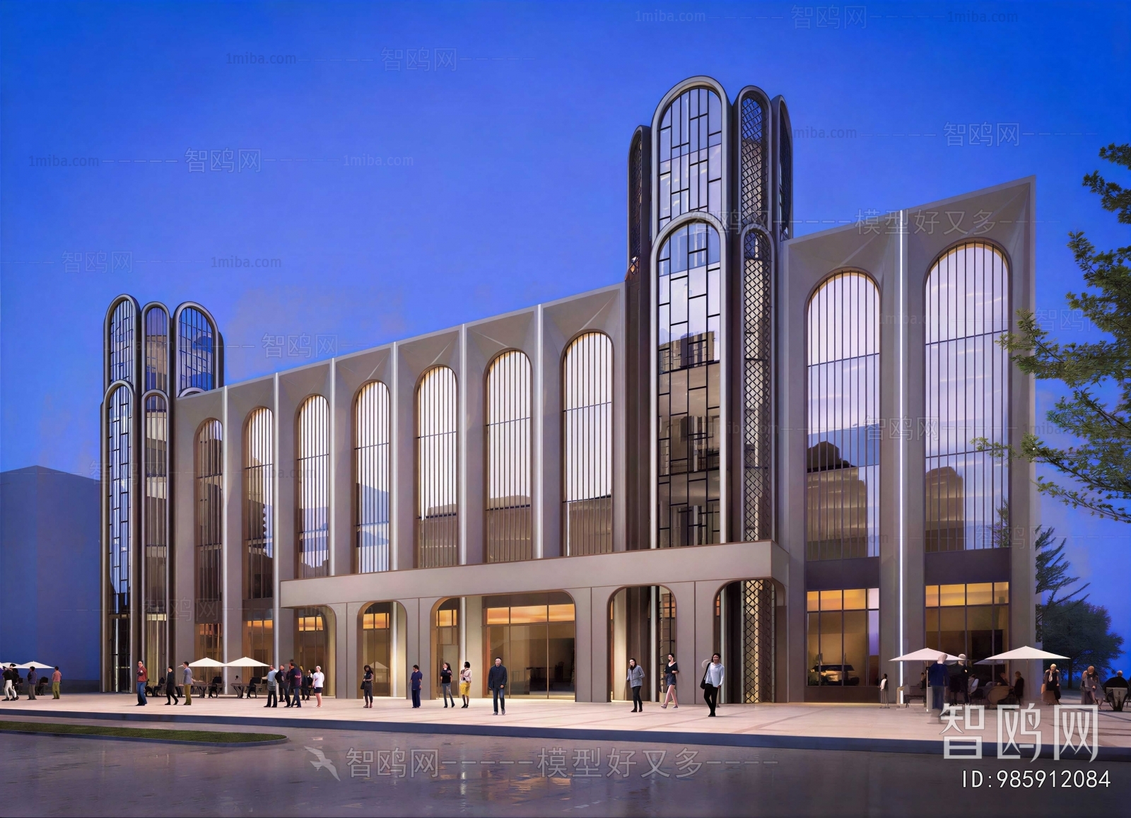 Modern Appearance Of Commercial Building