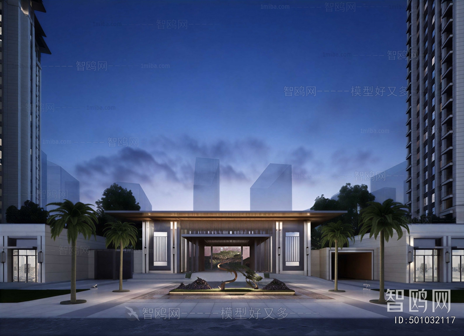 New Chinese Style Gate