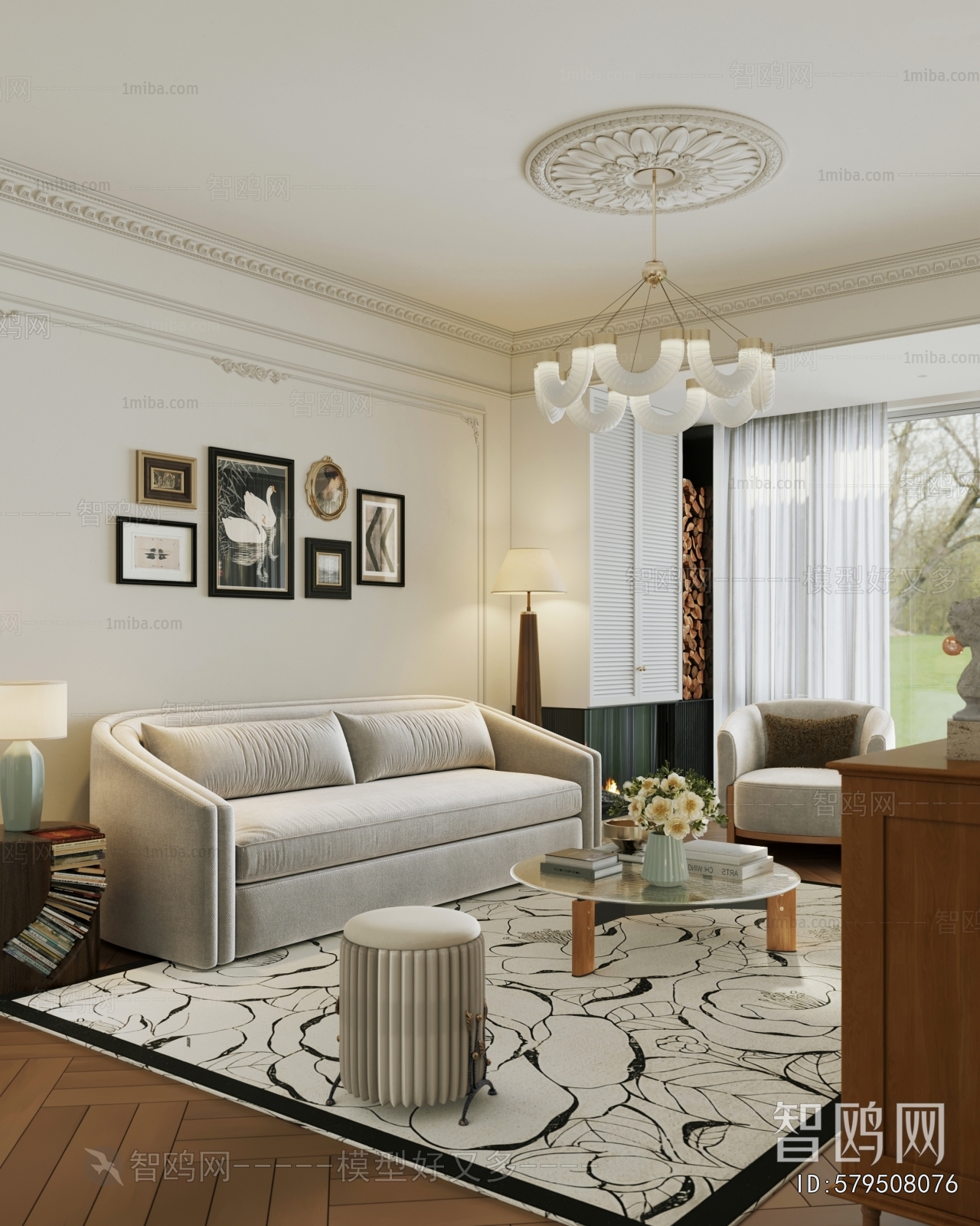 French Style A Living Room