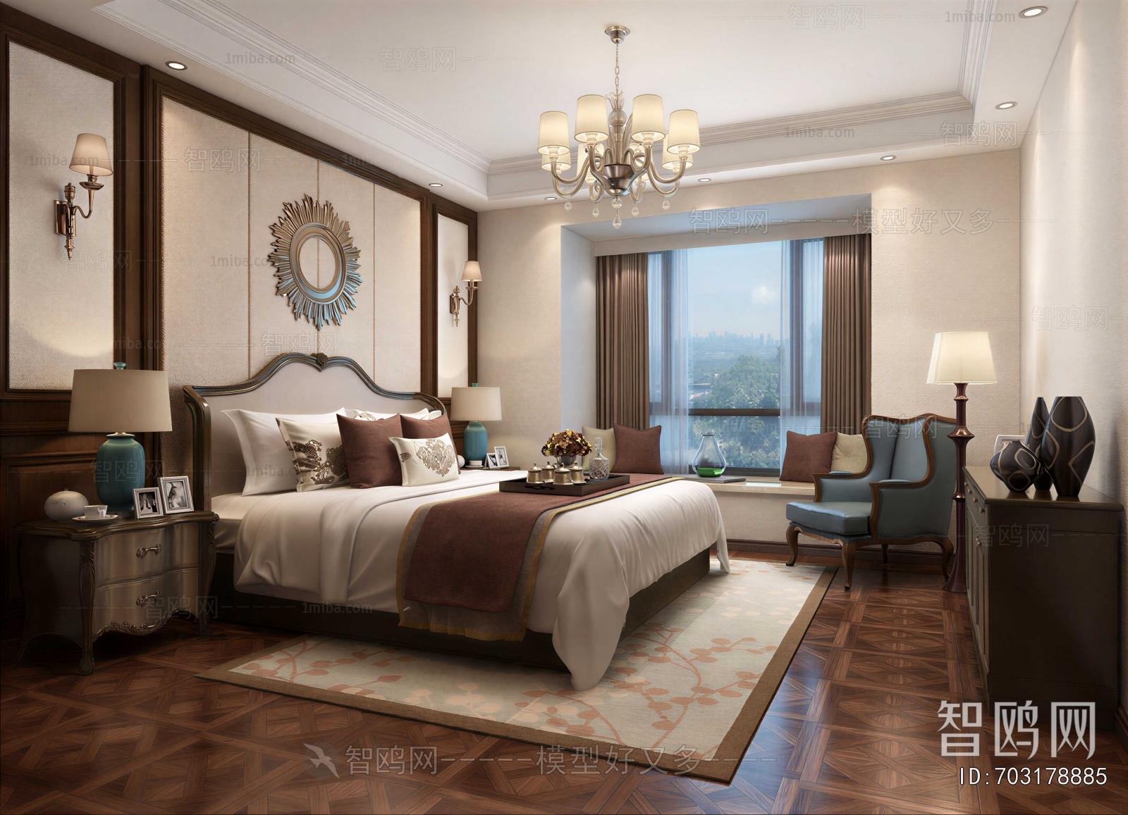 American Style Bedroom