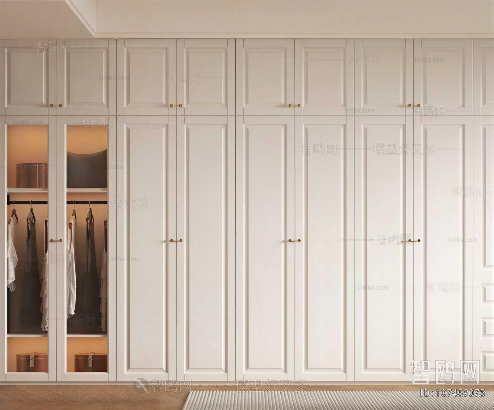 Modern Clothes Storage Area
