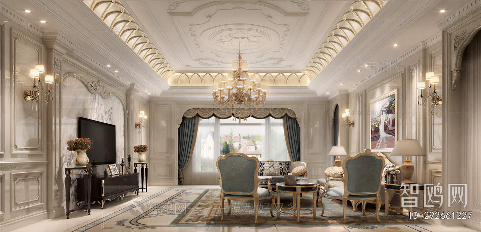 European Style A Living Room