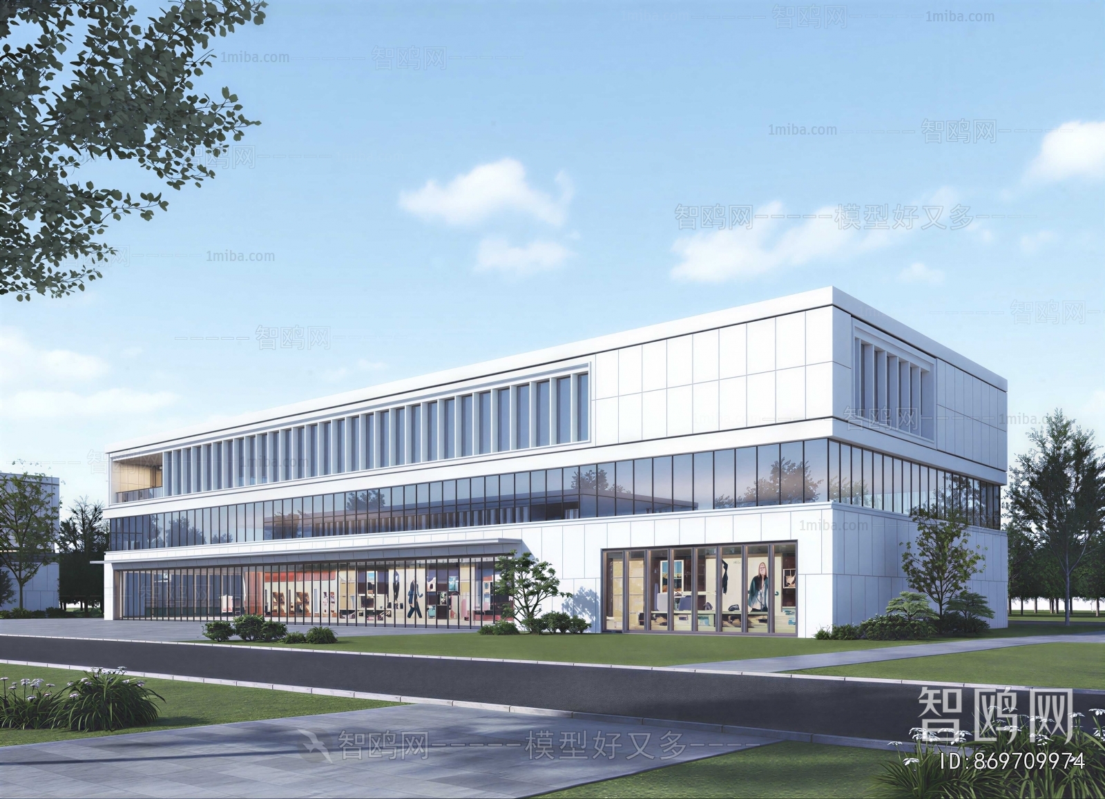 Modern Appearance Of Commercial Building