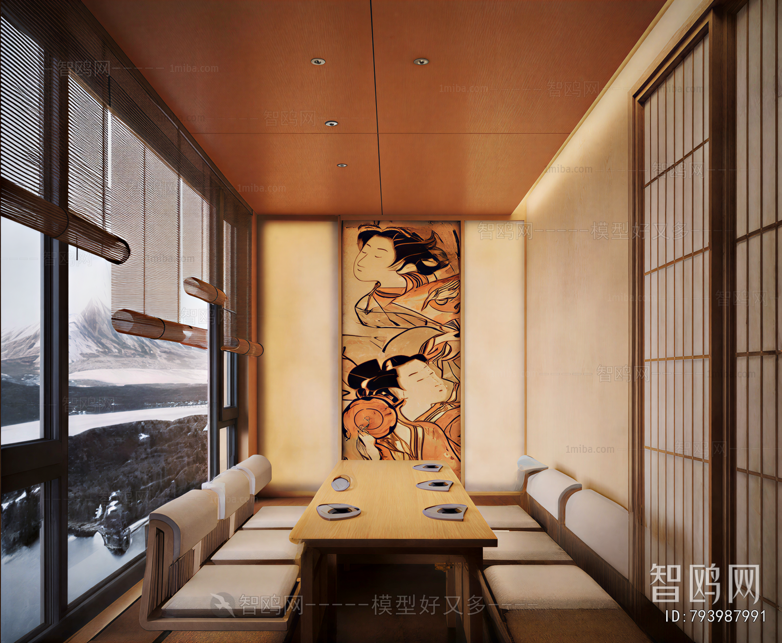 Japanese Style Restaurant Box