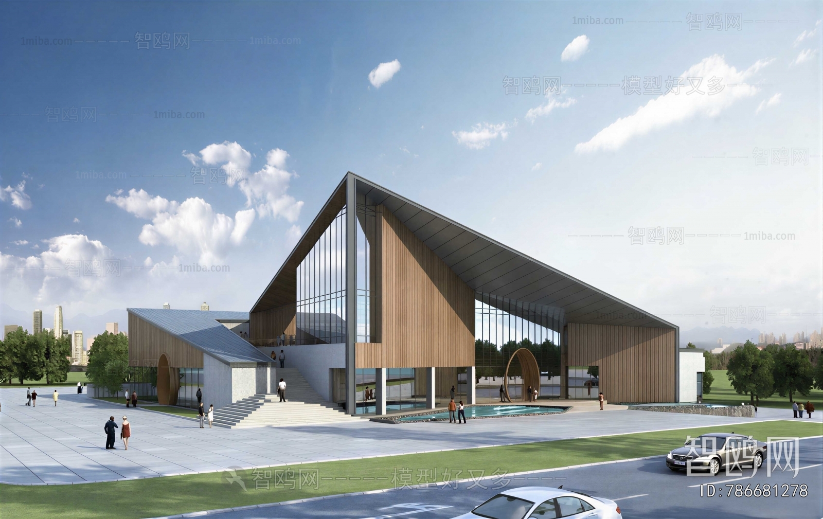 Modern Appearance Of Commercial Building