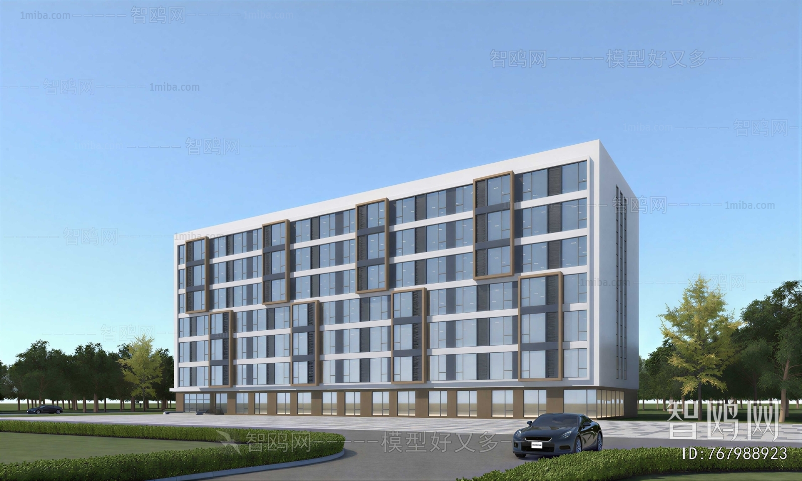 Modern Appearance Of Commercial Building