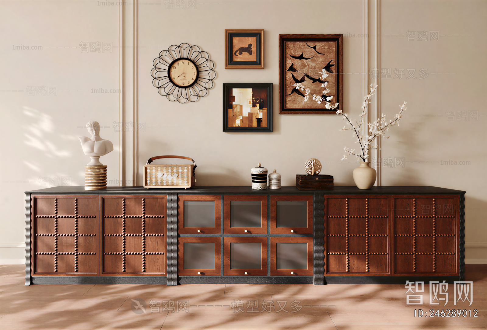 French Style Side Cabinet