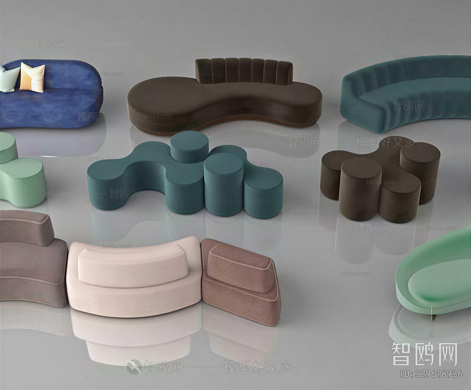 Modern Card Seat Sofa