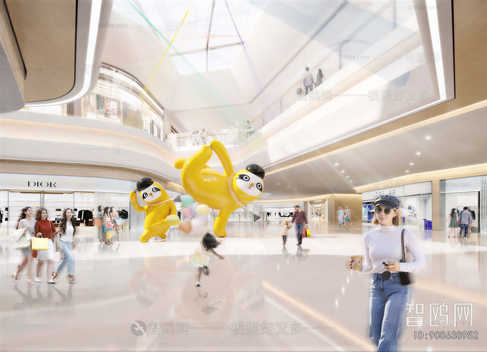 Modern Shopping Mall