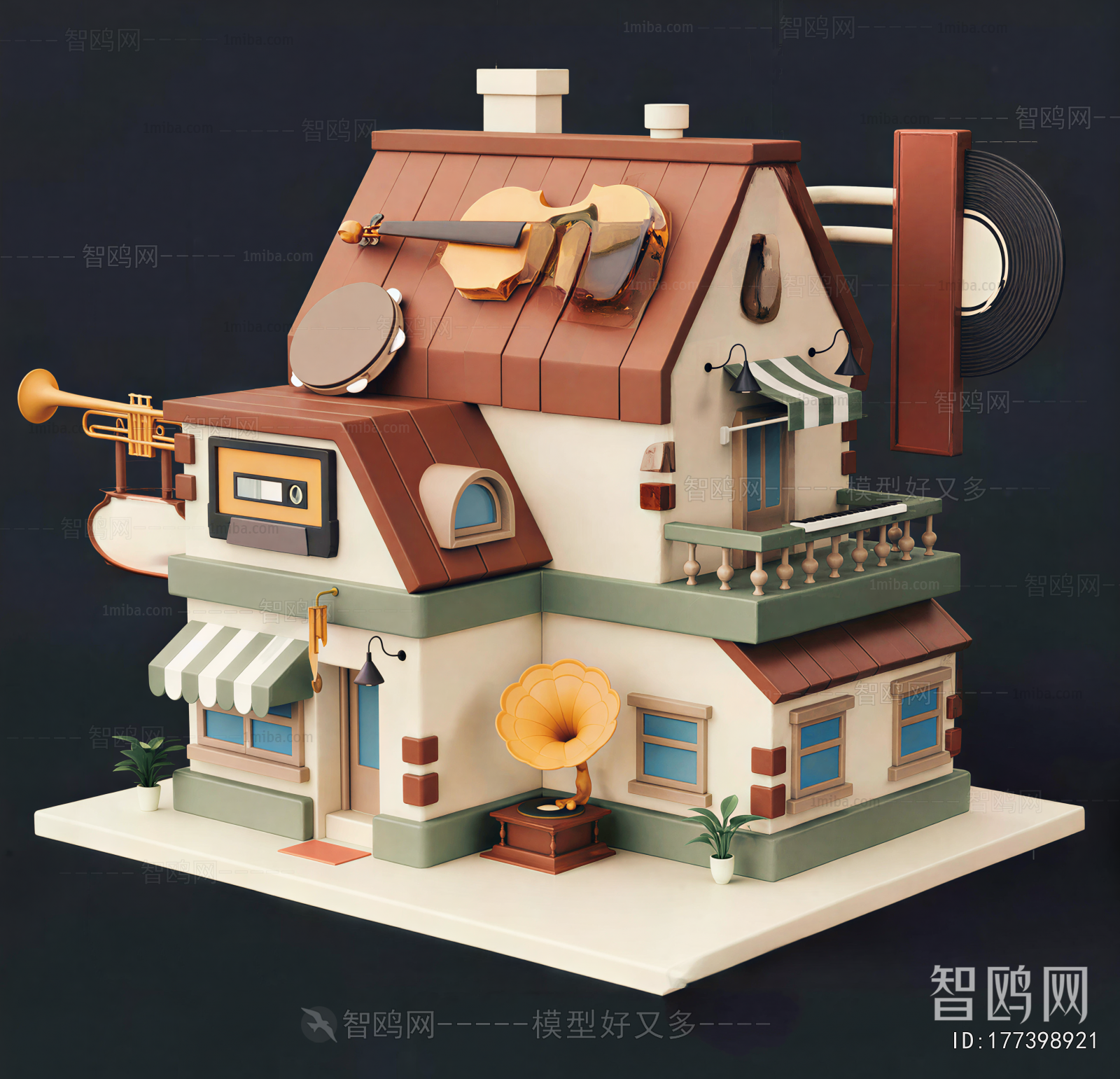 Modern Cartoon House