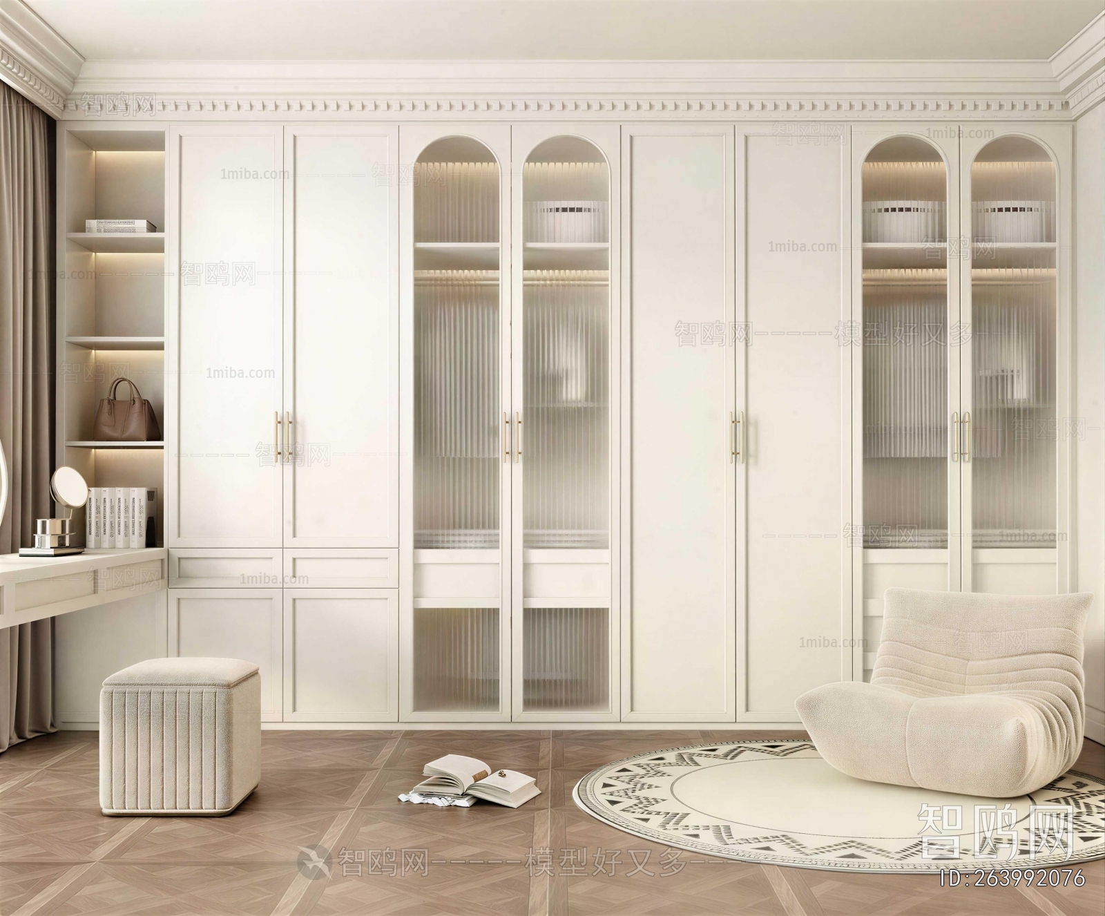 Modern Clothes Storage Area