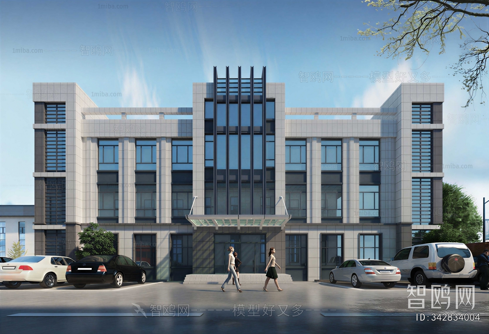 Modern Appearance Of Commercial Building