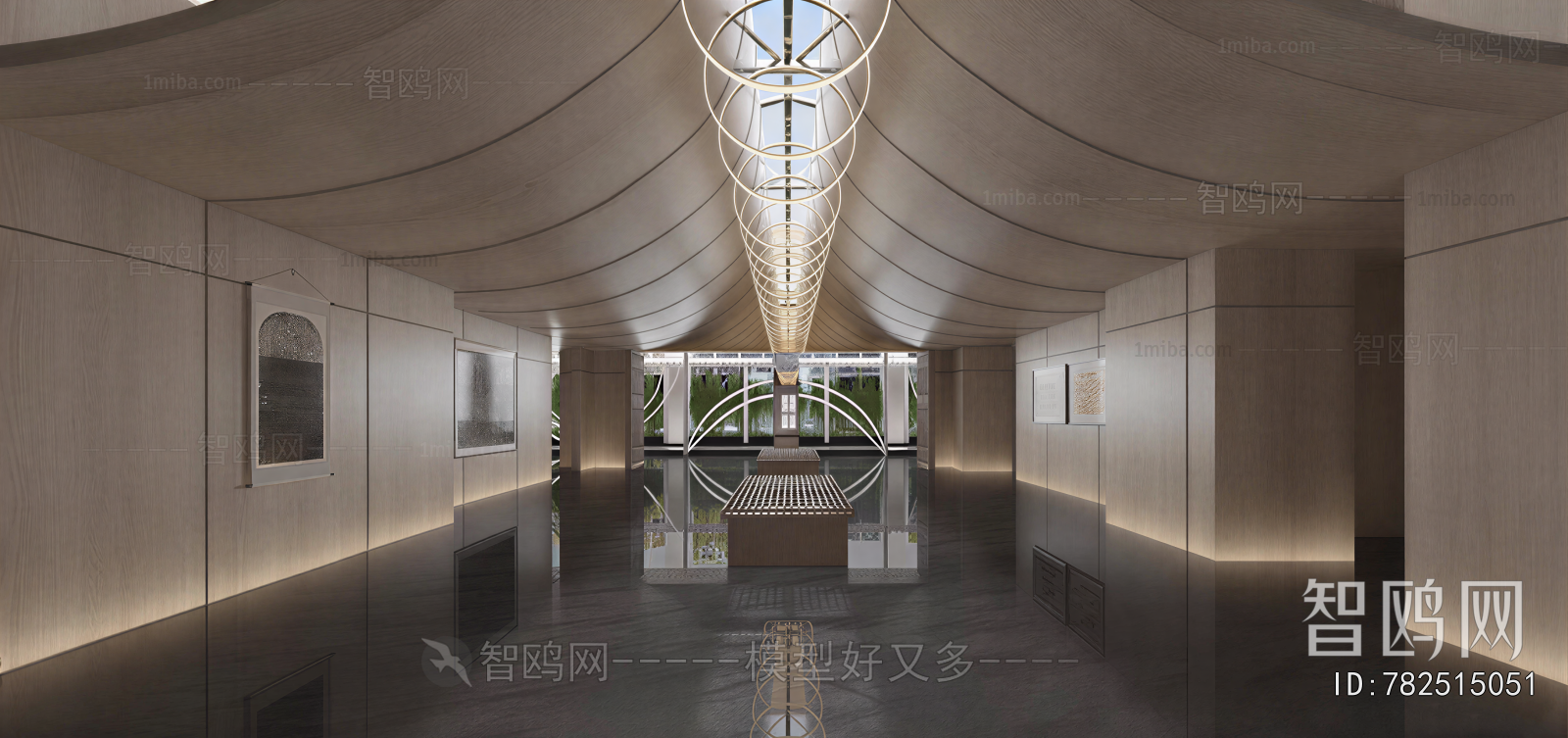 New Chinese Style Exhibition Hall