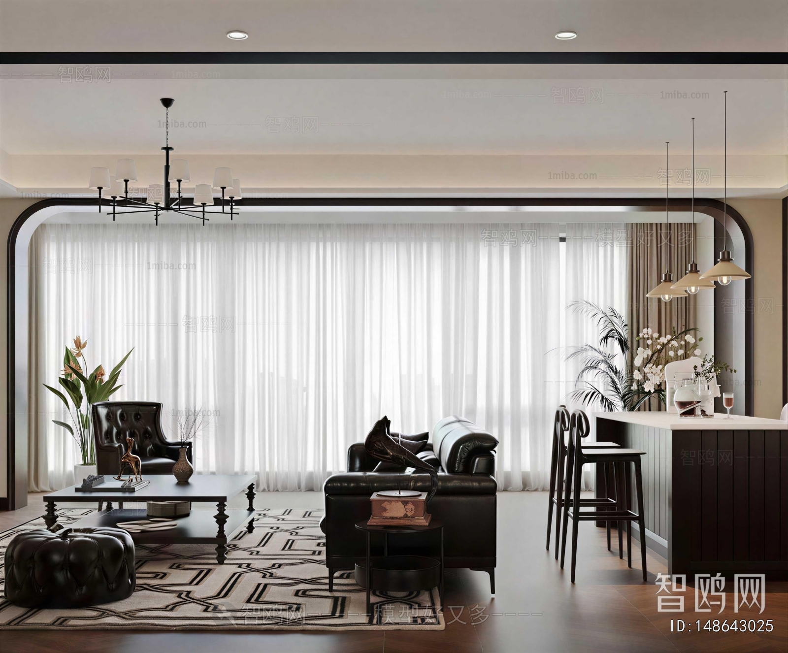 American Style A Living Room