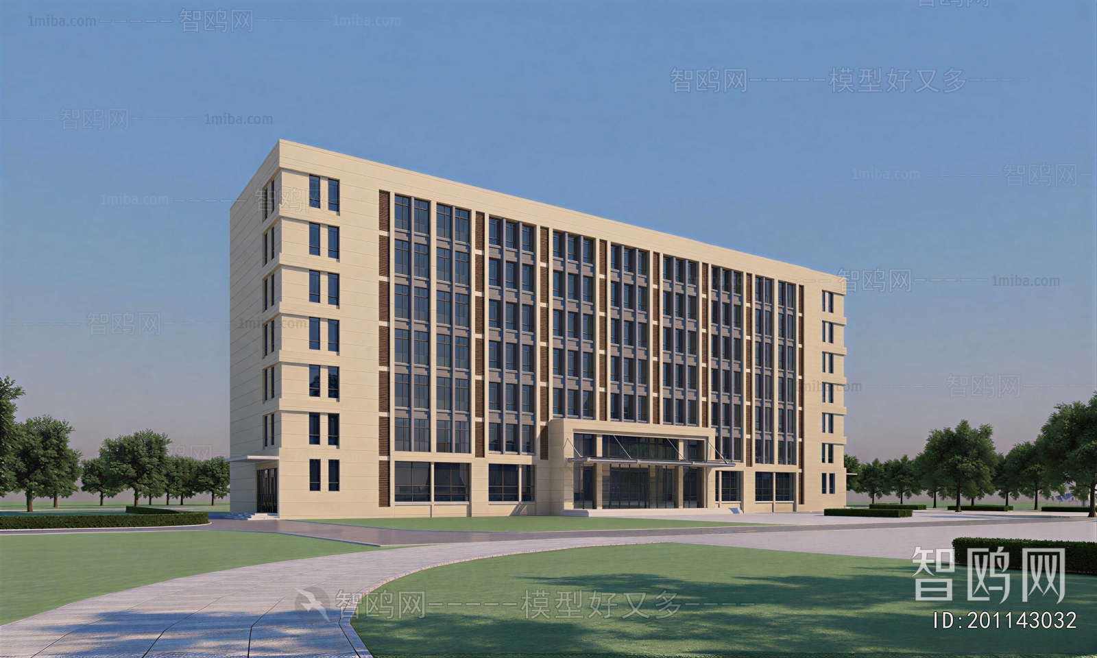 Modern Appearance Of Commercial Building