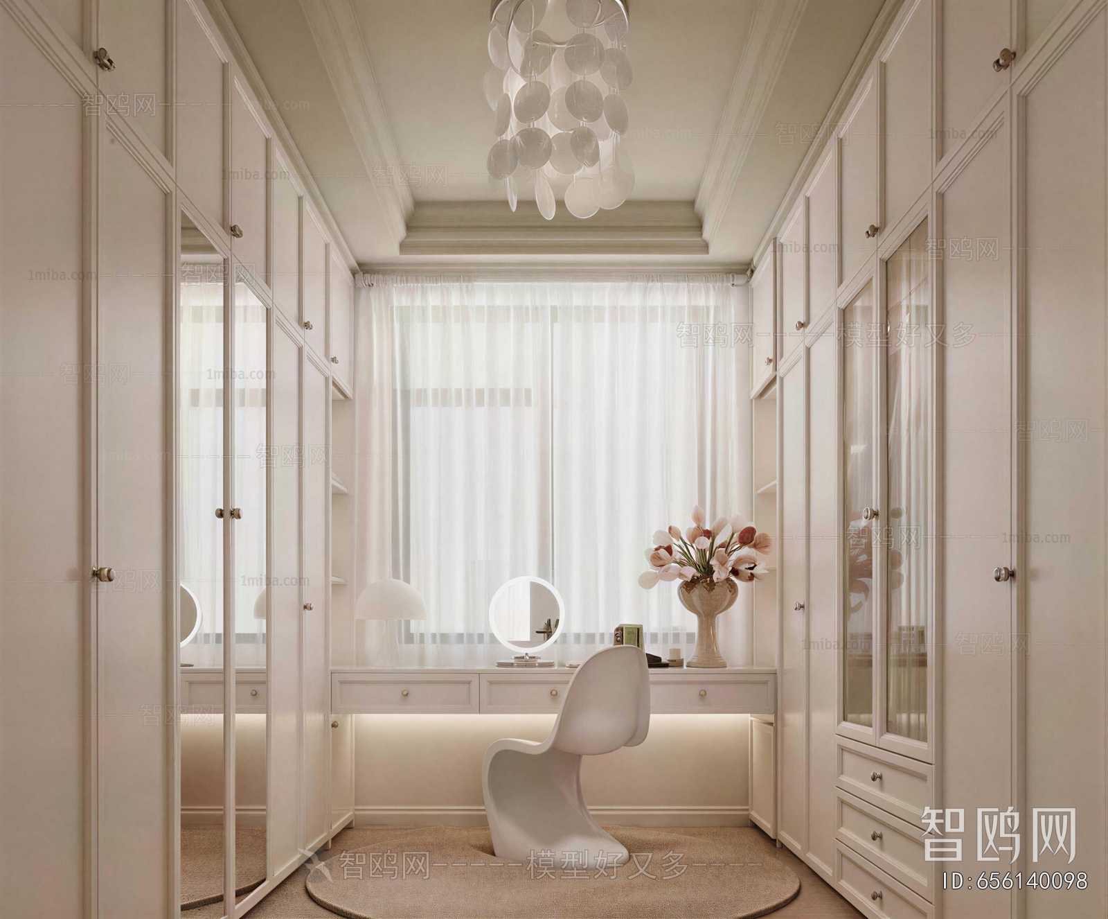 Modern Clothes Storage Area