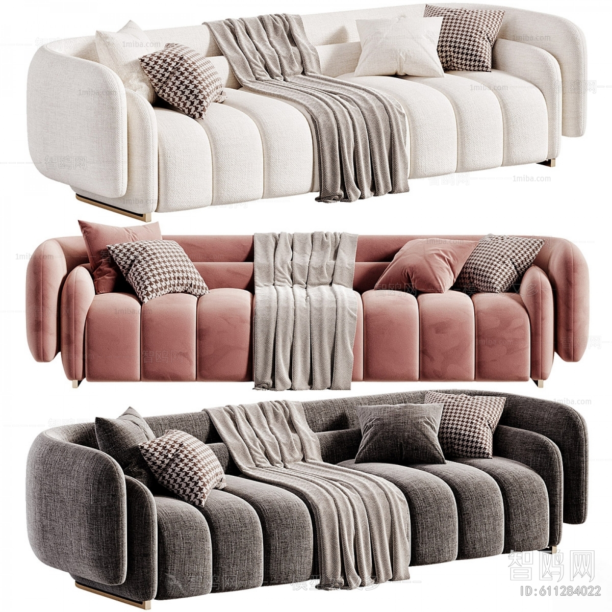 Modern Multi Person Sofa