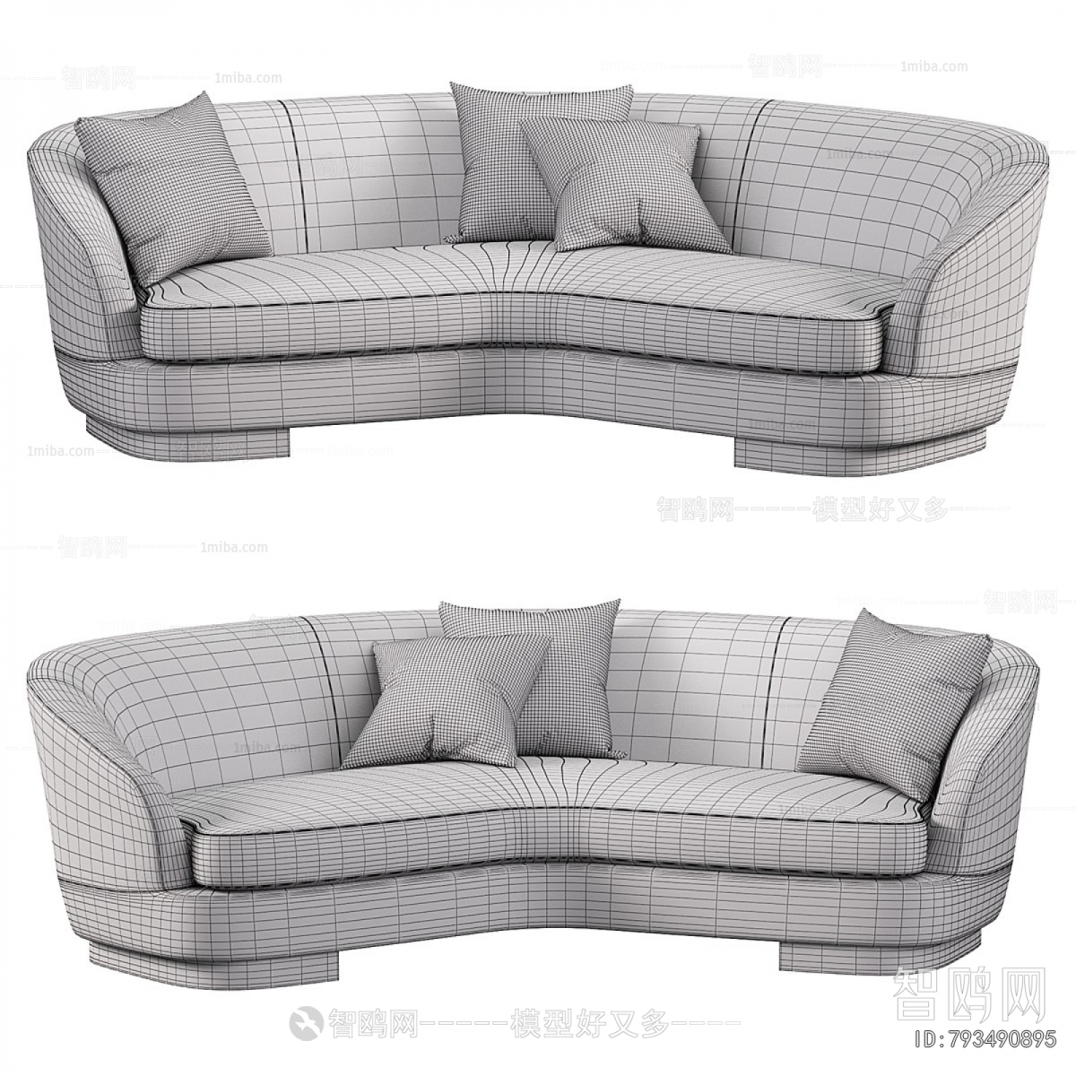 Modern Curved Sofa
