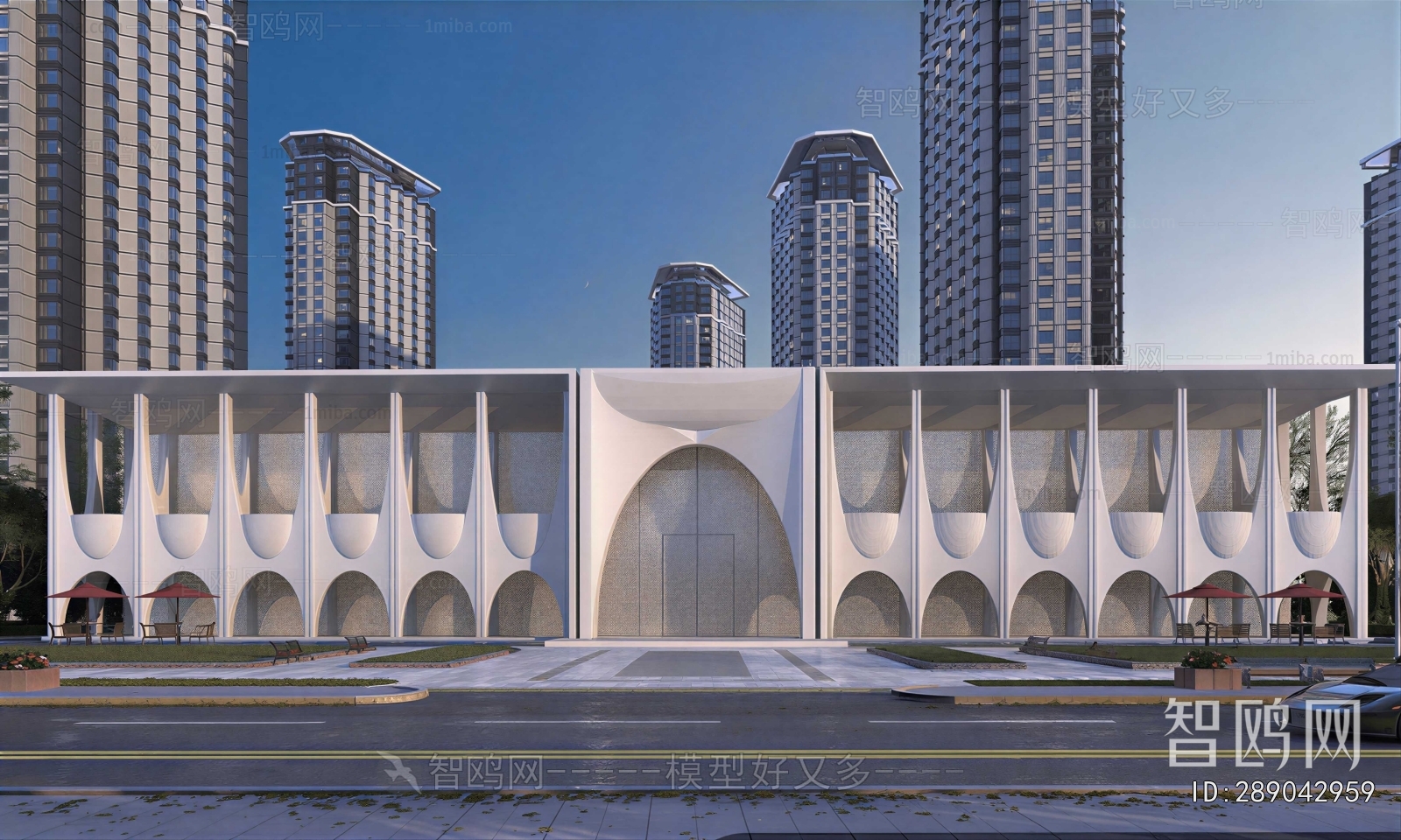 Modern Appearance Of Commercial Building