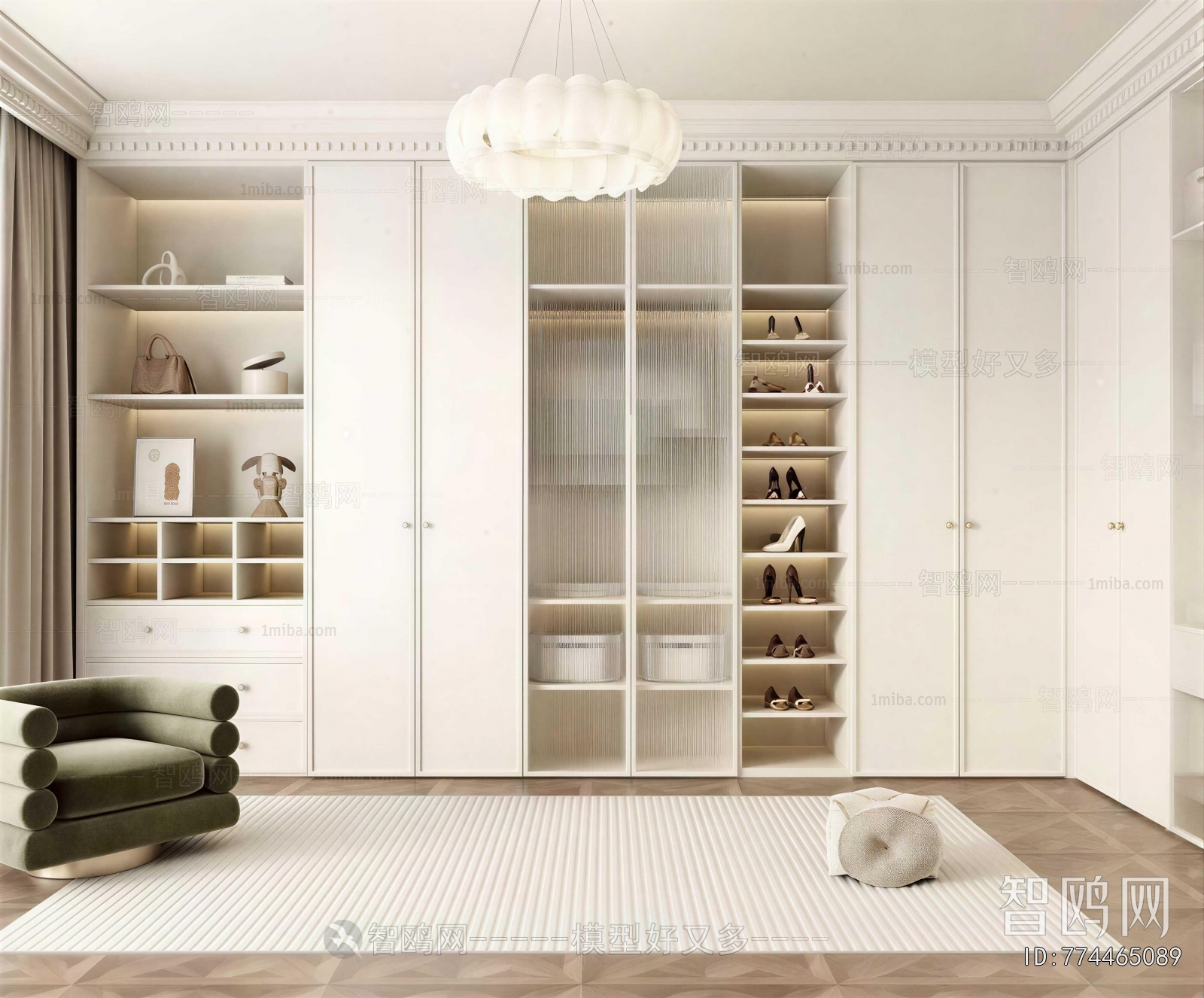 Modern Clothes Storage Area