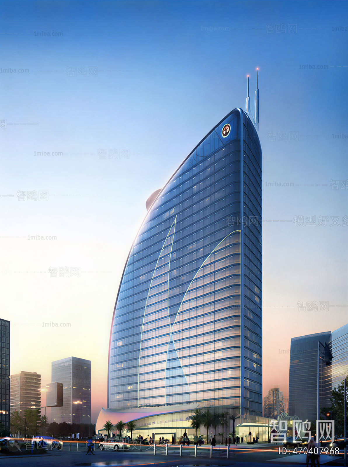 Modern Appearance Of Commercial Building