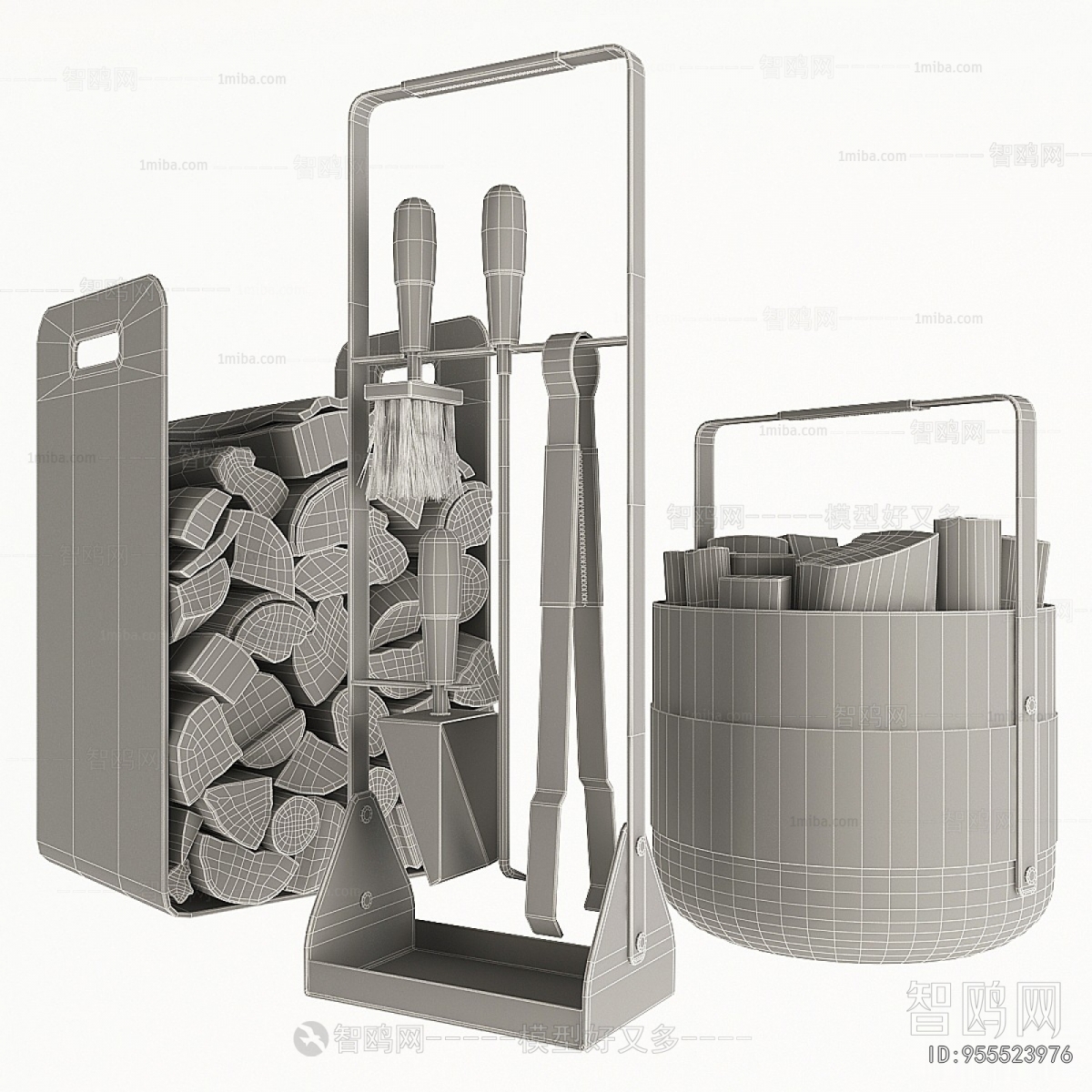 Post Modern Style Simple European Style Fireplace