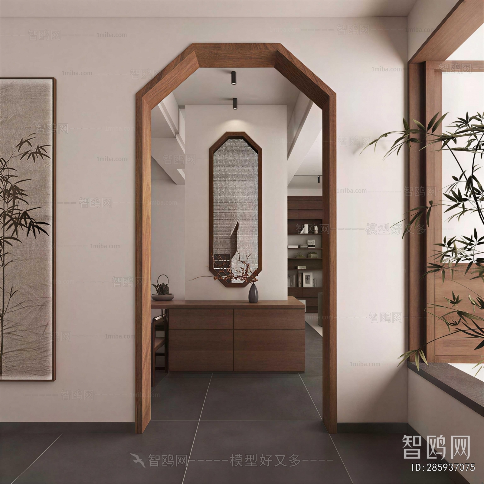 New Chinese Style Hallway