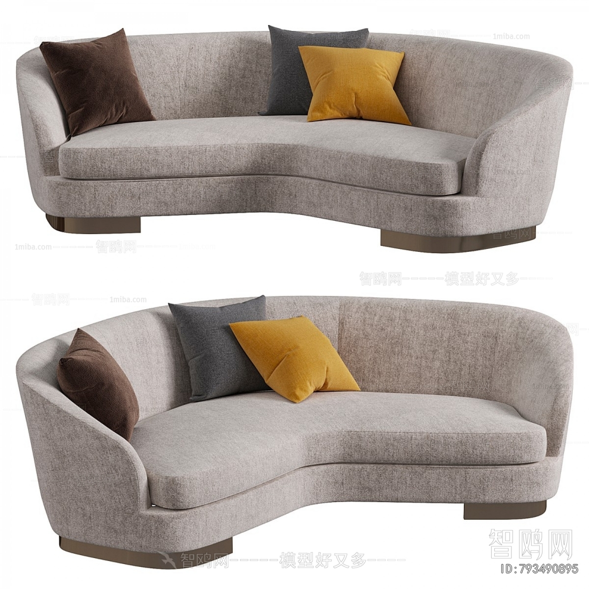 Modern Curved Sofa