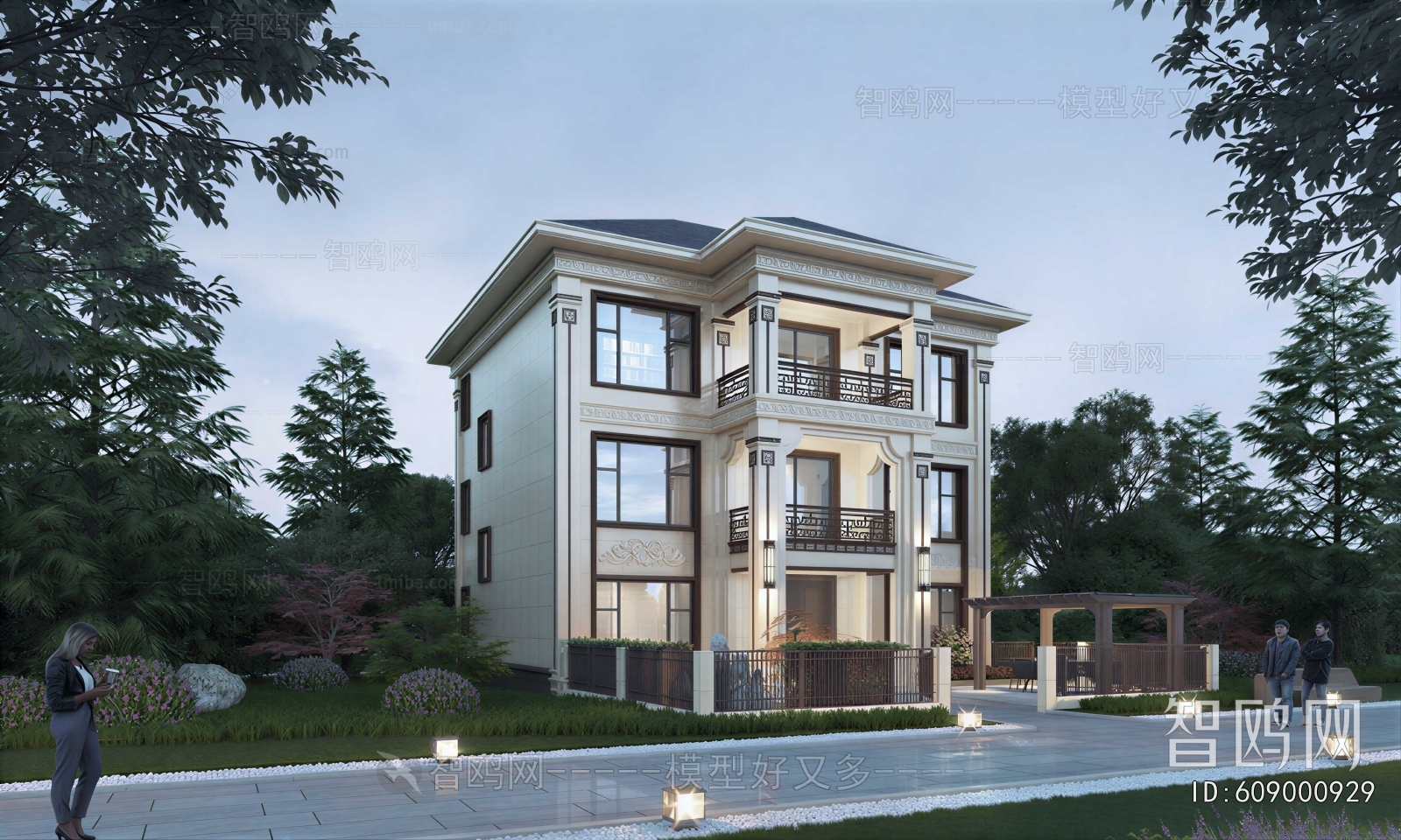 New Chinese Style Detached Villa