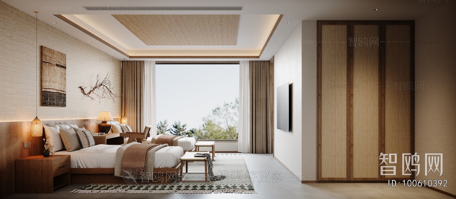 New Chinese Style Guest Room